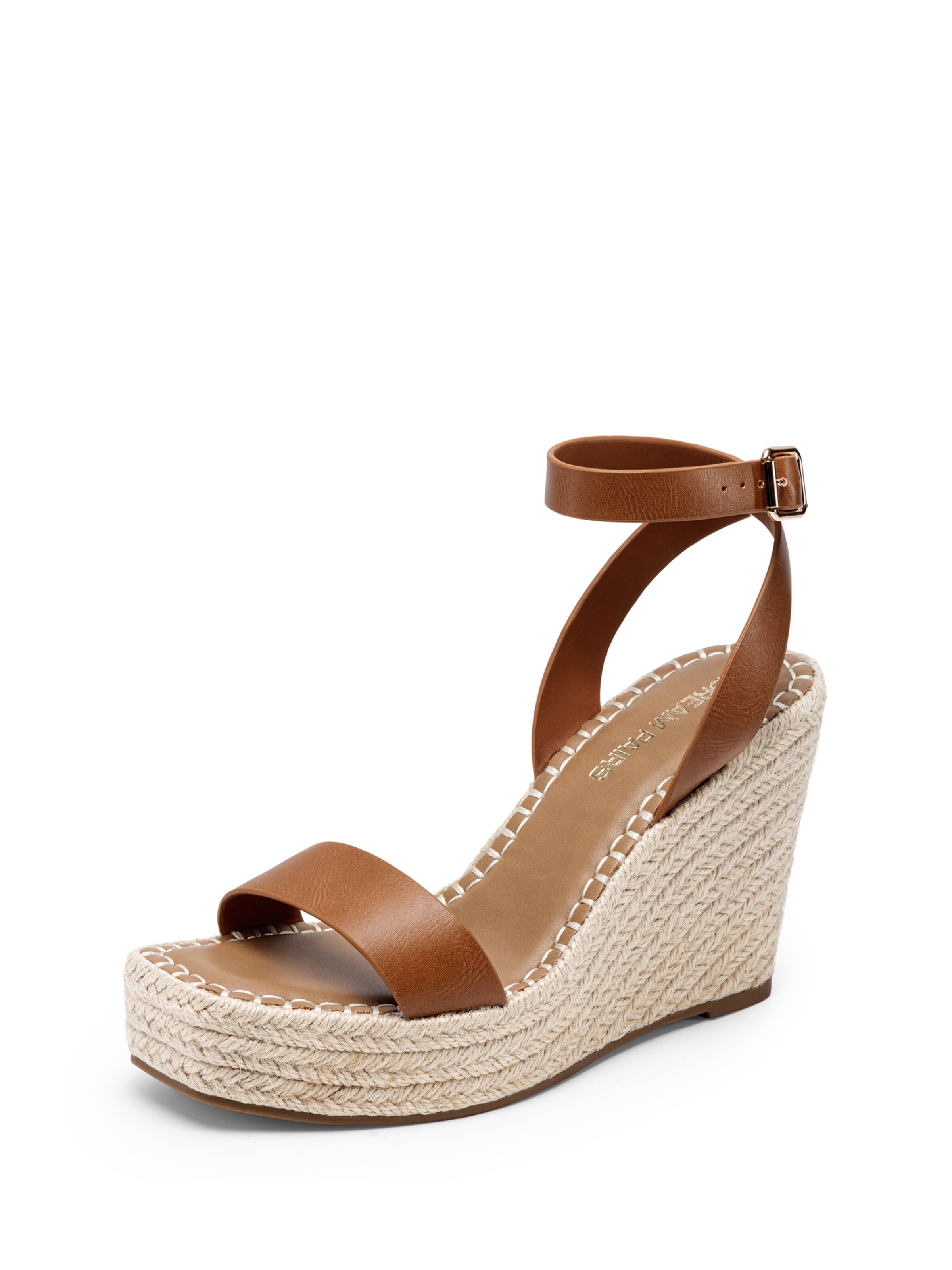 Dream Pairs Sandals in Brown: front