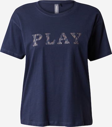 T-shirt fonctionnel 'EISA' ONLY PLAY en bleu : devant