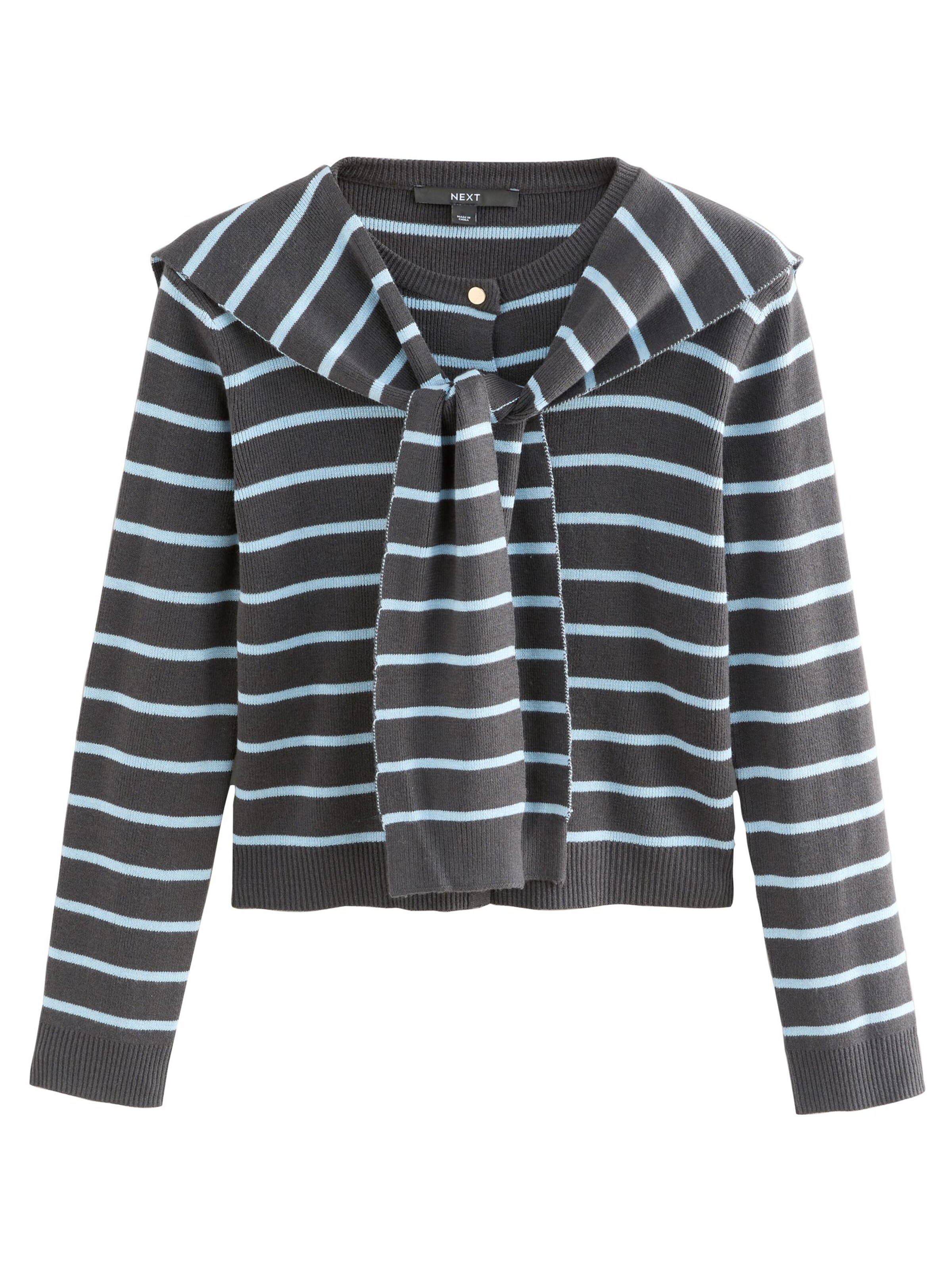 Next Strickjacke in Grau: Vorderseite