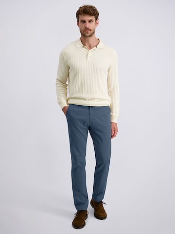 Regular Pantalon chino 'Castres' PIERRE CARDIN en bleu