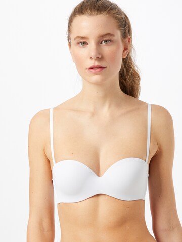 ETAM Balconette Bra in White: front