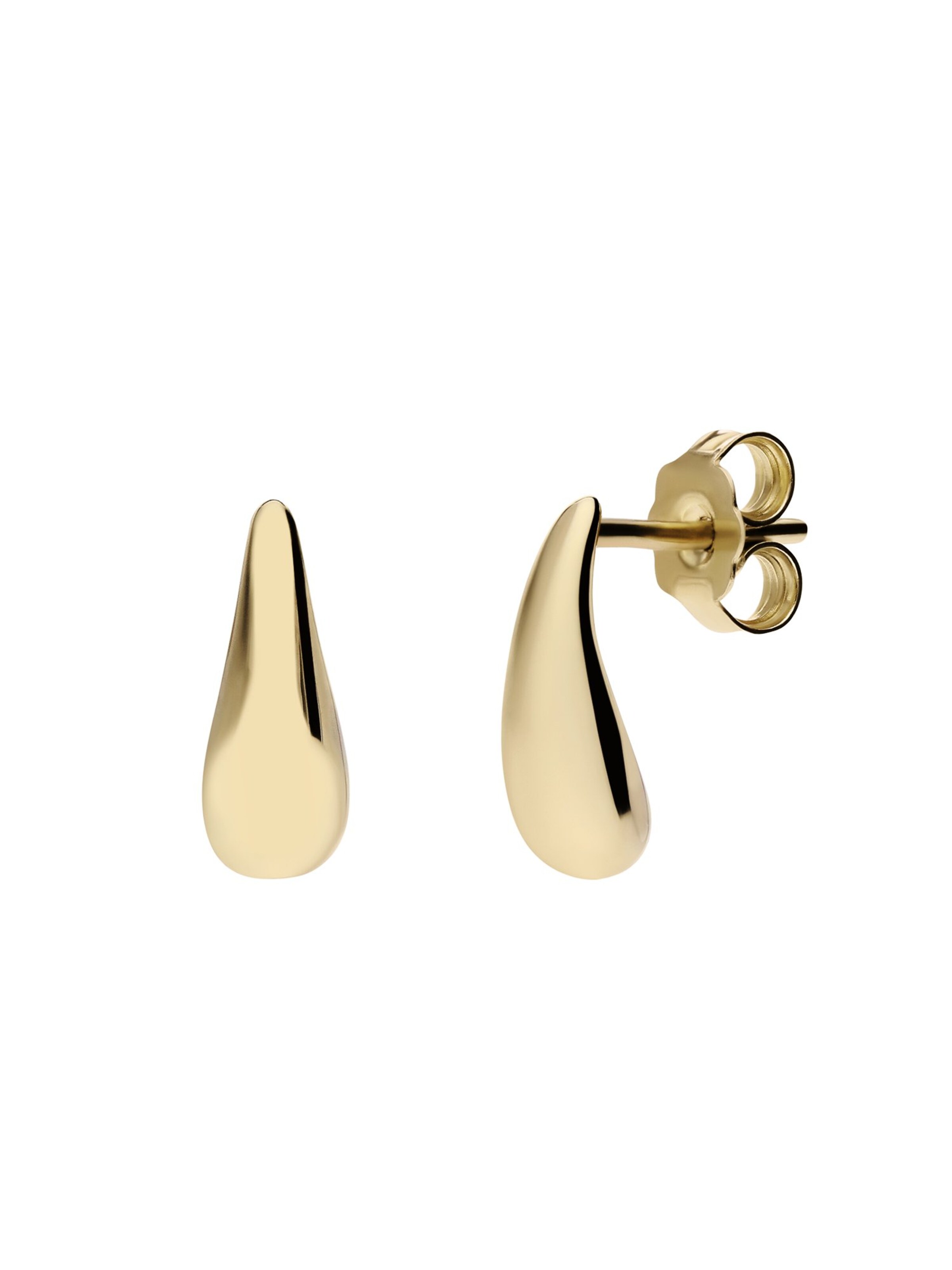 Lucardi Earrings in Gold: front