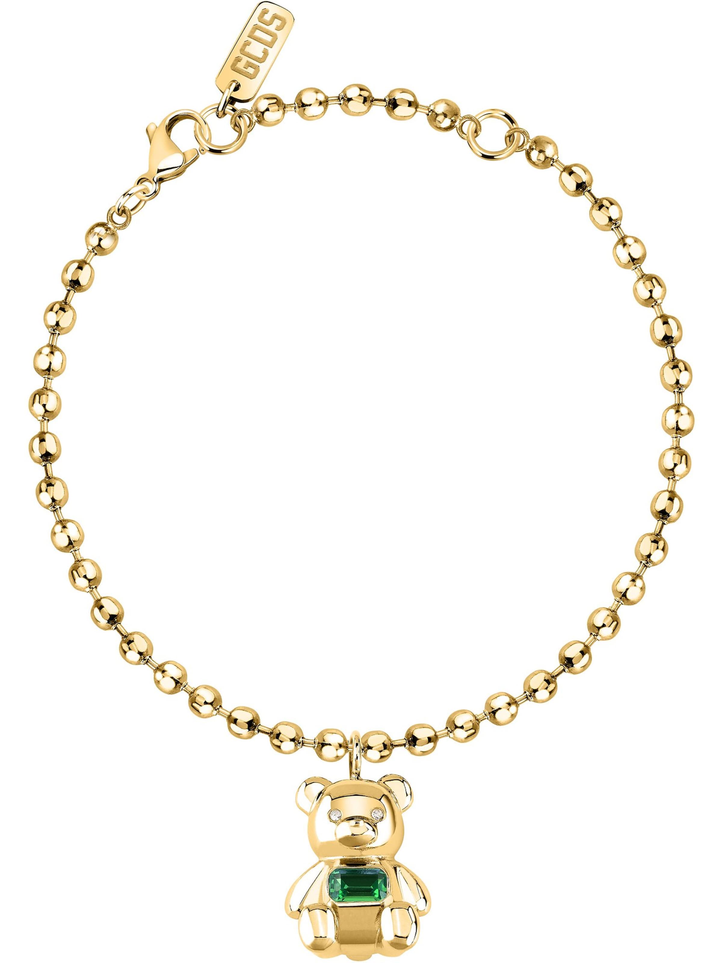 GCDS Armband in Gold: Vorderseite