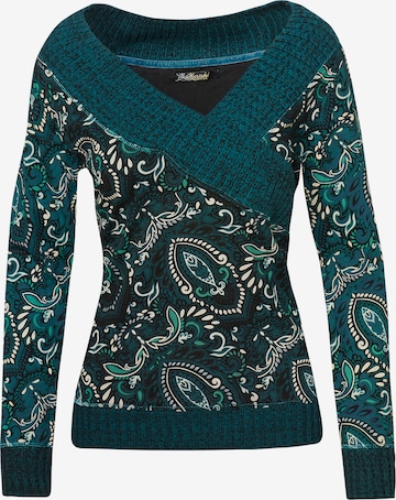 zils KOROSHI T-Krekls: no priekšpuses