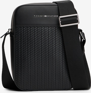TOMMY HILFIGER Taška přes rameno – černá: přední strana
