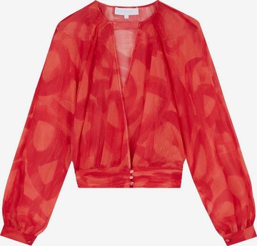 Scalpers Blouse in Rood: voorkant