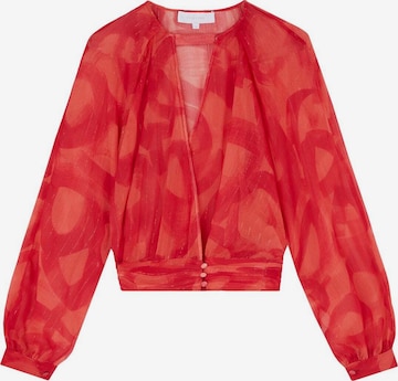 Scalpers Blouse in Rood: voorkant