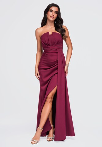 Ombre Evening dress 'Zulma' in Red