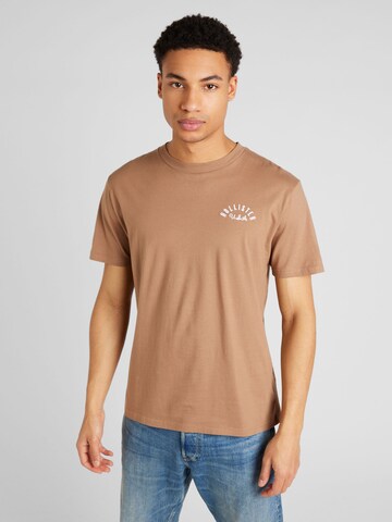 T-Shirt HOLLISTER en marron