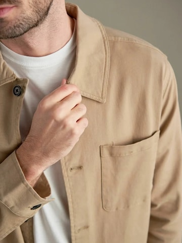 Veste mi-saison ' Twill Shirt ' TEESHOPPEN en beige