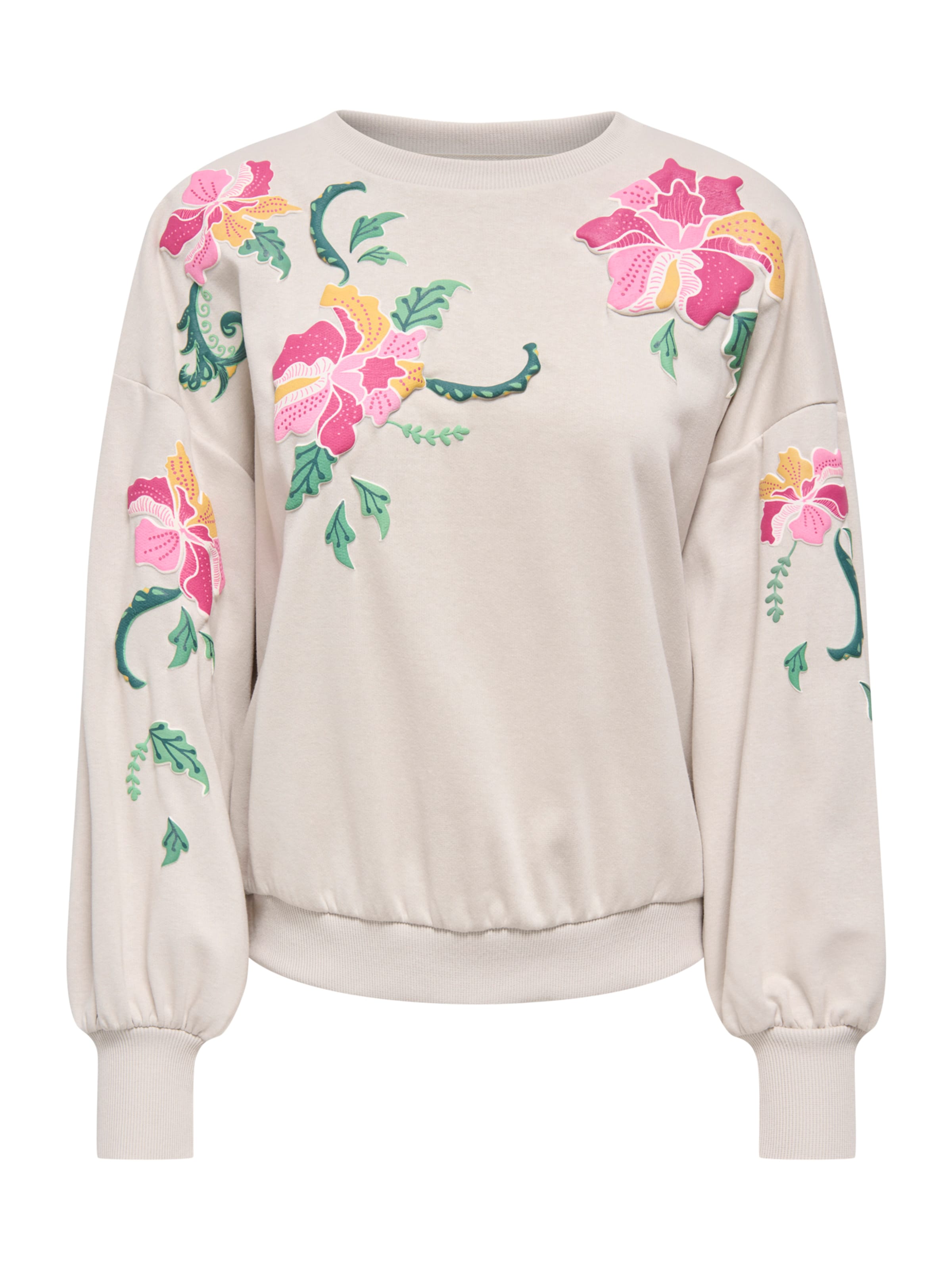 ONLY - Sweatshirt 'ONLBROOKE' em cinzento: frente