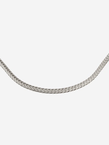 WEEKDAY Halsband 'Karim Snake' i silver