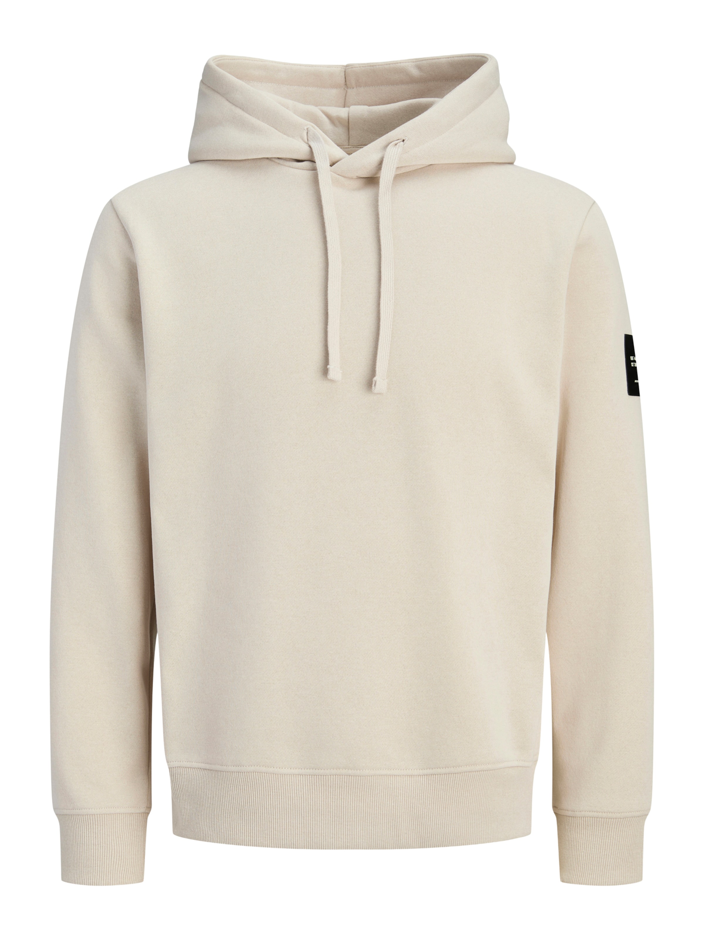 JACK & JONES Sweatshirt 'JJCleveland' in Beige: Vorderseite
