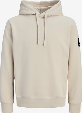 JACK & JONES Sweatshirt 'JJCleveland' in Beige: Vorderseite