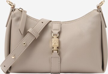 TOMMY HILFIGER - Bolso de hombro en gris: frente