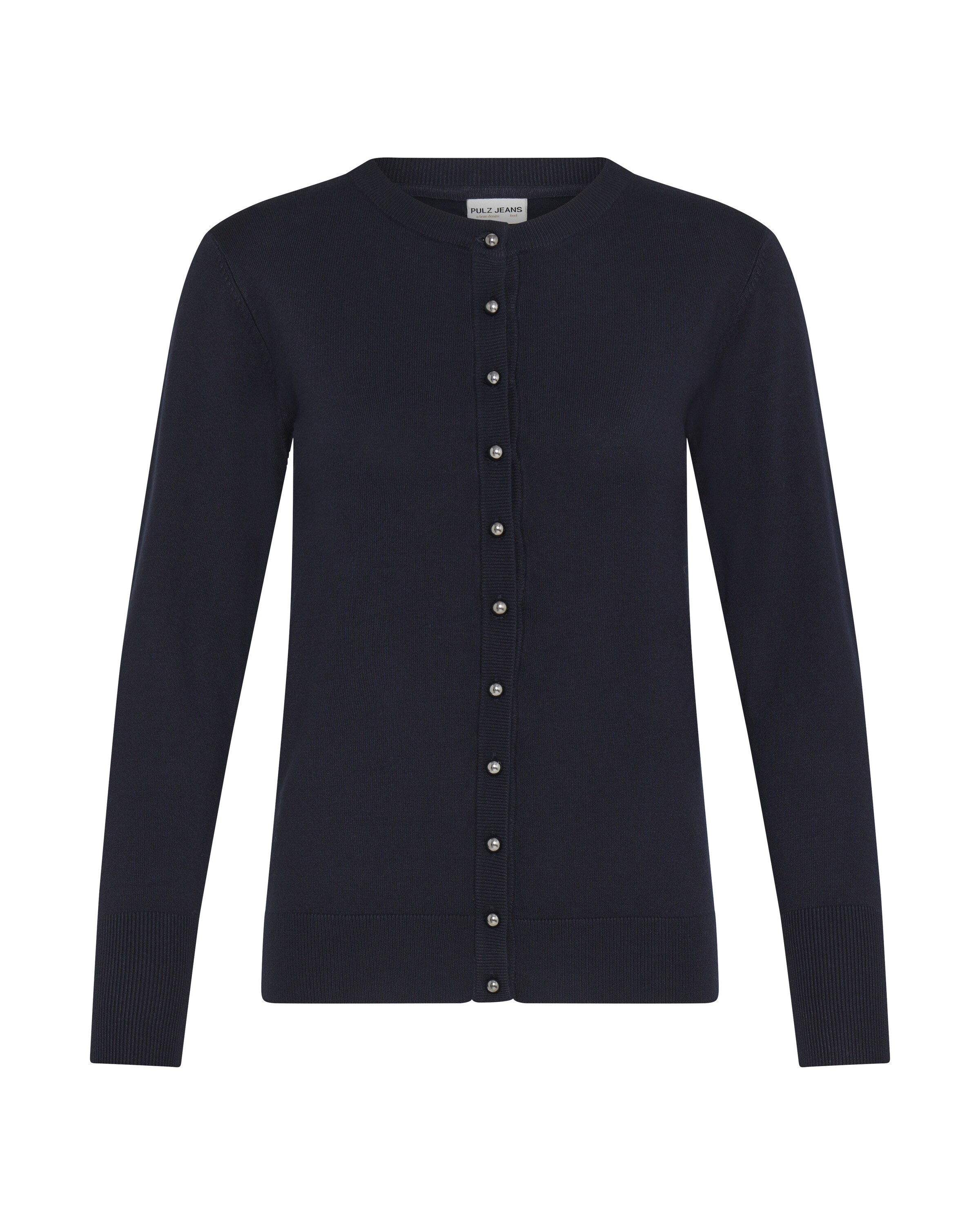 Pulz Knit Cardigan ' PZSARA' in Blue: front