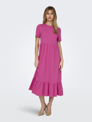 ONLY Kleid 'MAY' in Pink