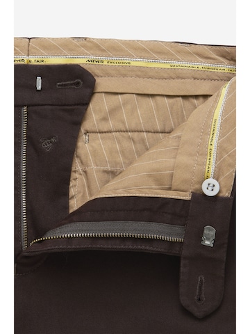 Regular Pantalon chino 'Bonn 2-8616' MEYER en marron