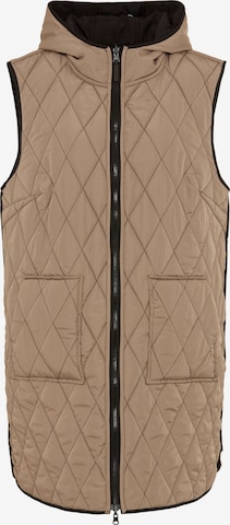 POLARINO Weste in Beige: Vorderseite