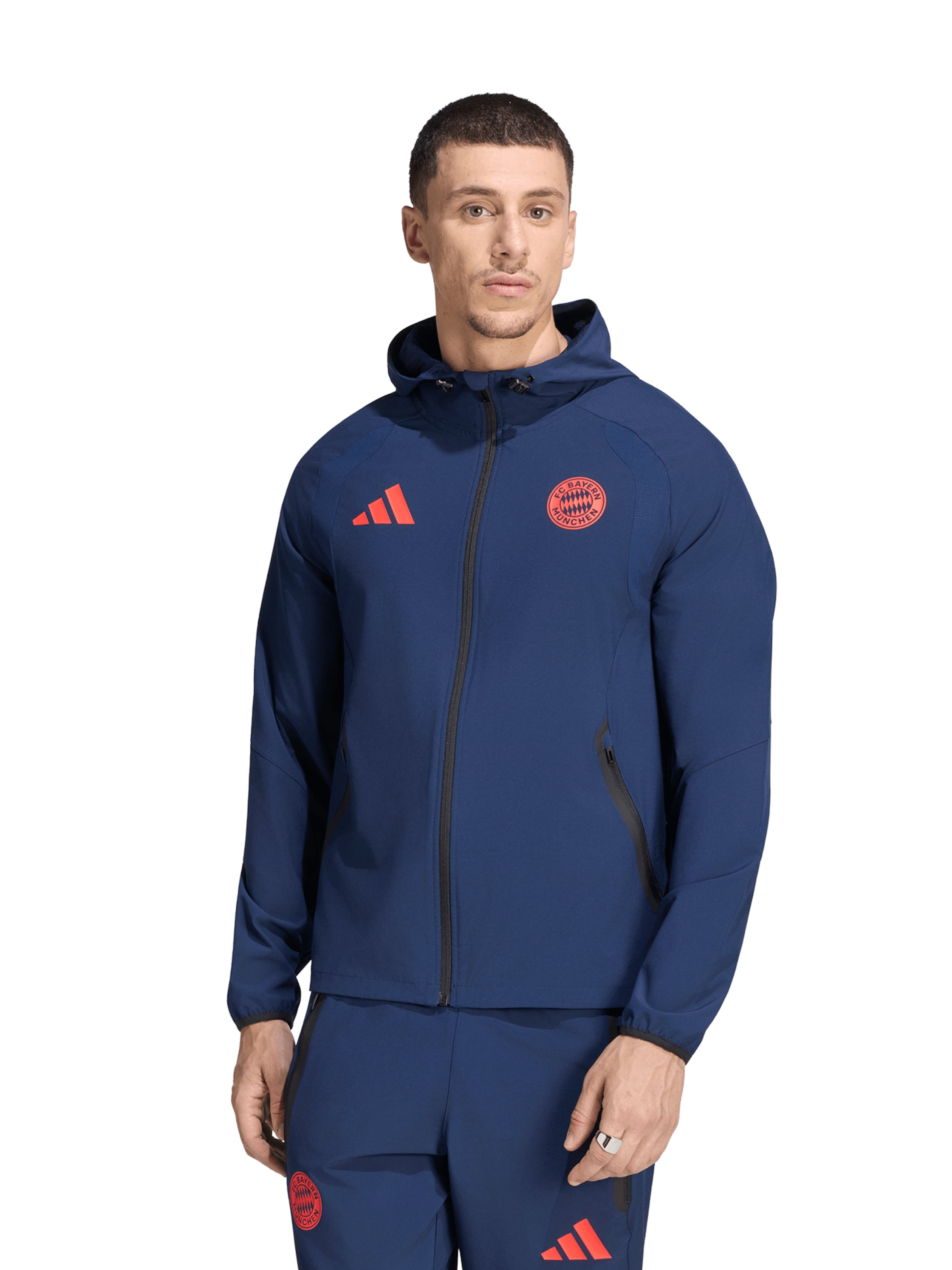 ADIDAS PERFORMANCE Athletic Jacket in Purple: front