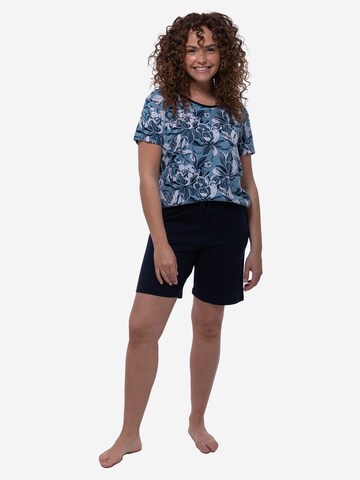 Ammann Pyjama 'Night & Home' in Blauw
