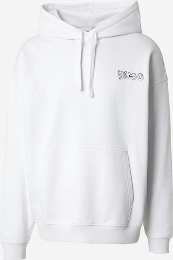 HUGO Collegepaita 'Nyrohood' värissä harmaa / musta / valkoinen, Tuotenäkymä