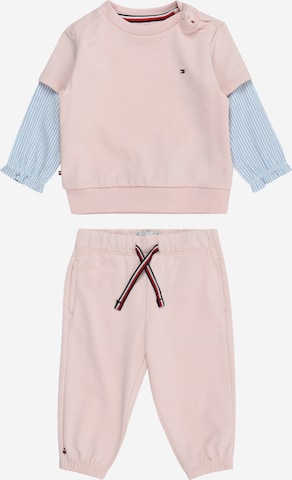 TOMMY HILFIGER - Fato de jogging 'ITHACA' em rosa: frente