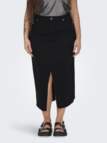 ONLY Carmakoma Skirt 'Siri' in Black: front