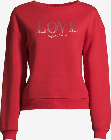 Orsay Sweatshirt 'Loveagain' in Red: front