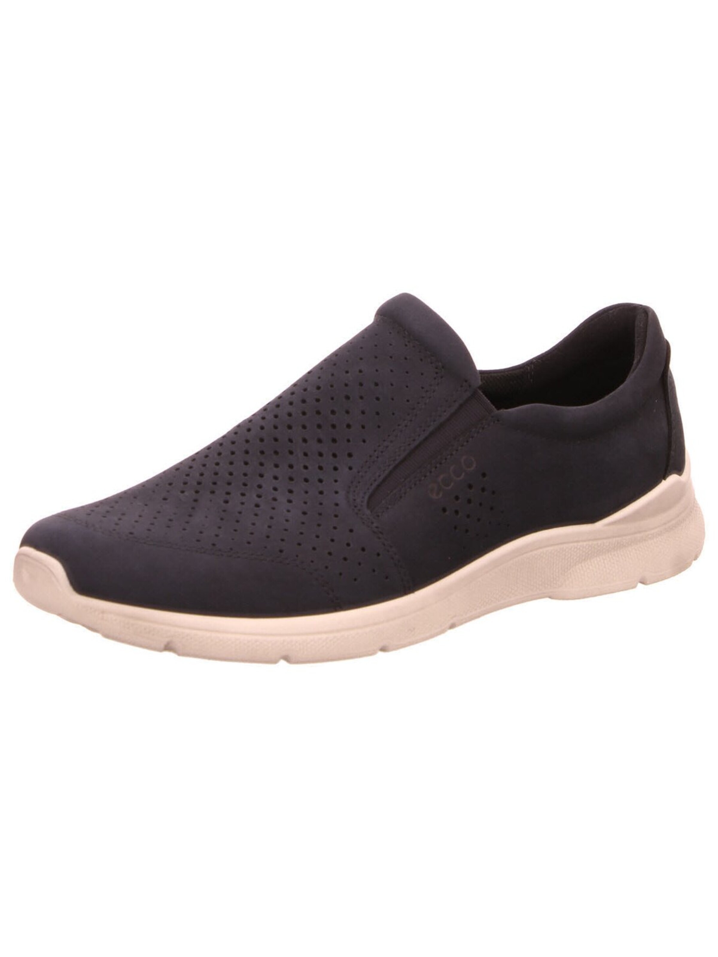 Scarpa slip-on 'Sportlicher Slipper Herren 511644/02058 Echtleder in blau' di ECCO in nero: frontale