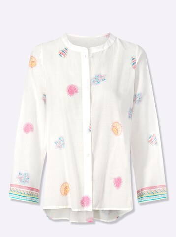 heine Bluse in Weiß