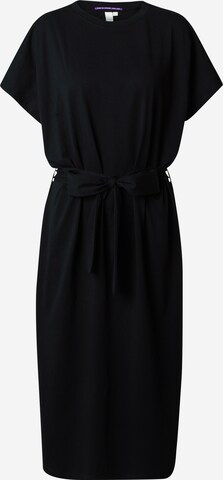 QS - Vestido em preto: frente