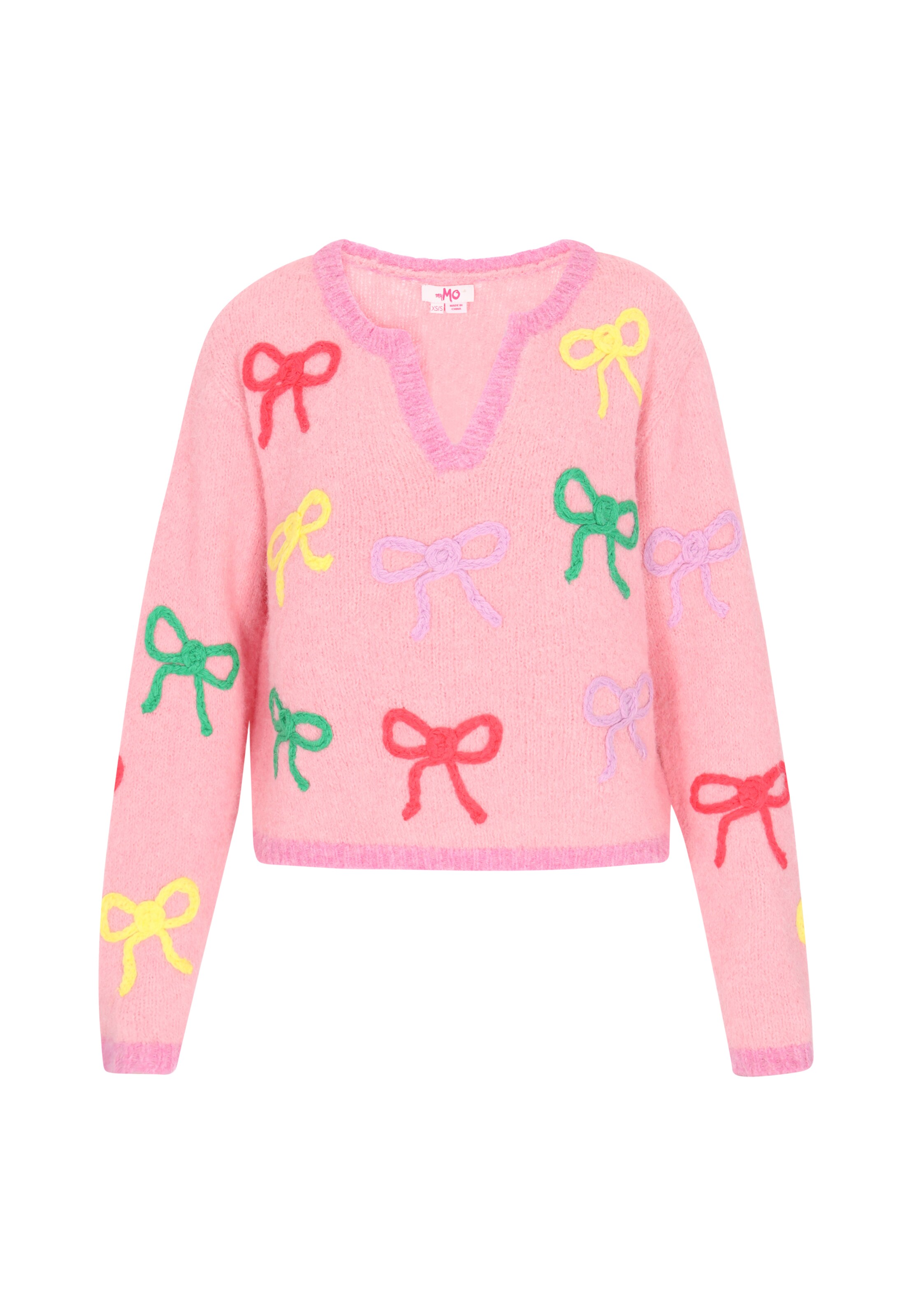 MYMO Pulóver - rózsaszín: elől