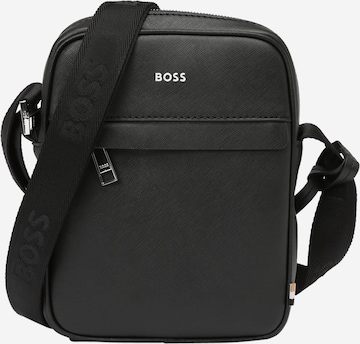 BOSS Black Crossbody Bag 'Zair' in Black: front