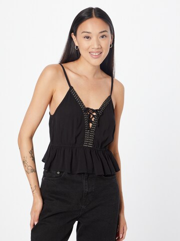 ABOUT YOU Top 'Valeria' in Black: front