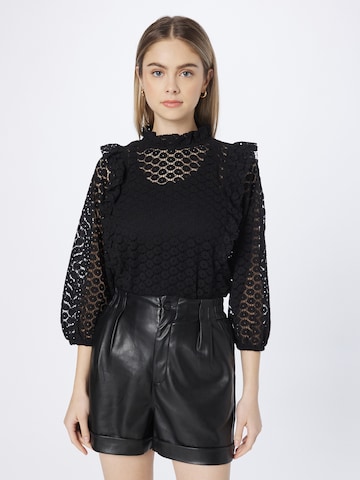 PULZ Jeans Blouse 'Zeta' in Black: front