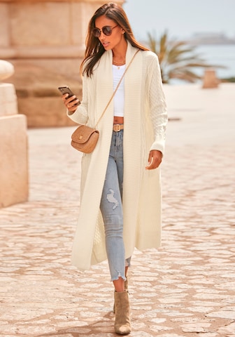 Cardigan LASCANA en beige : devant