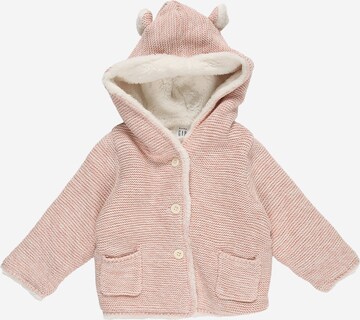 GAP Strickjacke 'Lined Garter' in Pink: predná strana