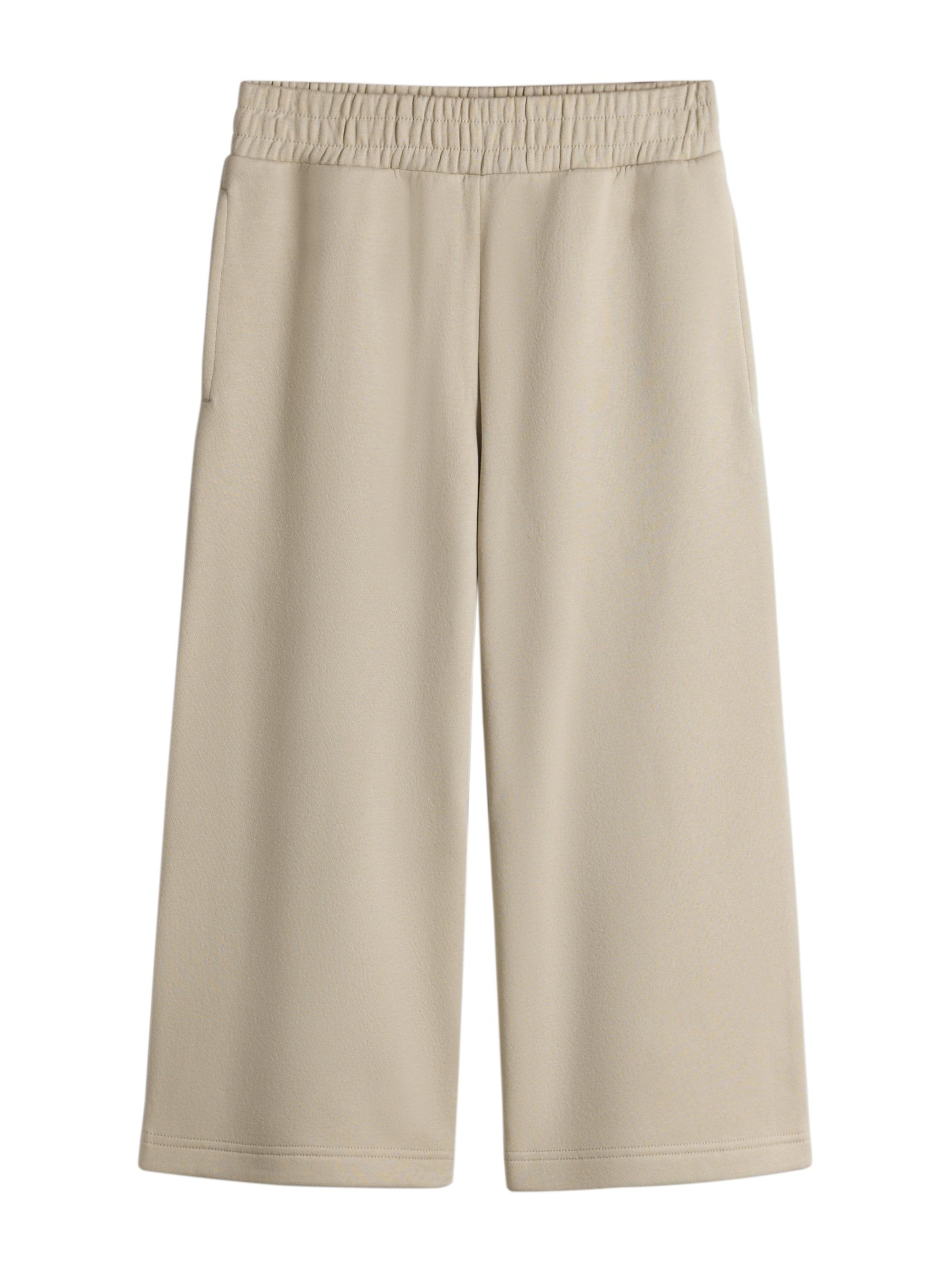 The Set - Pierna ancha Pantalón en beige