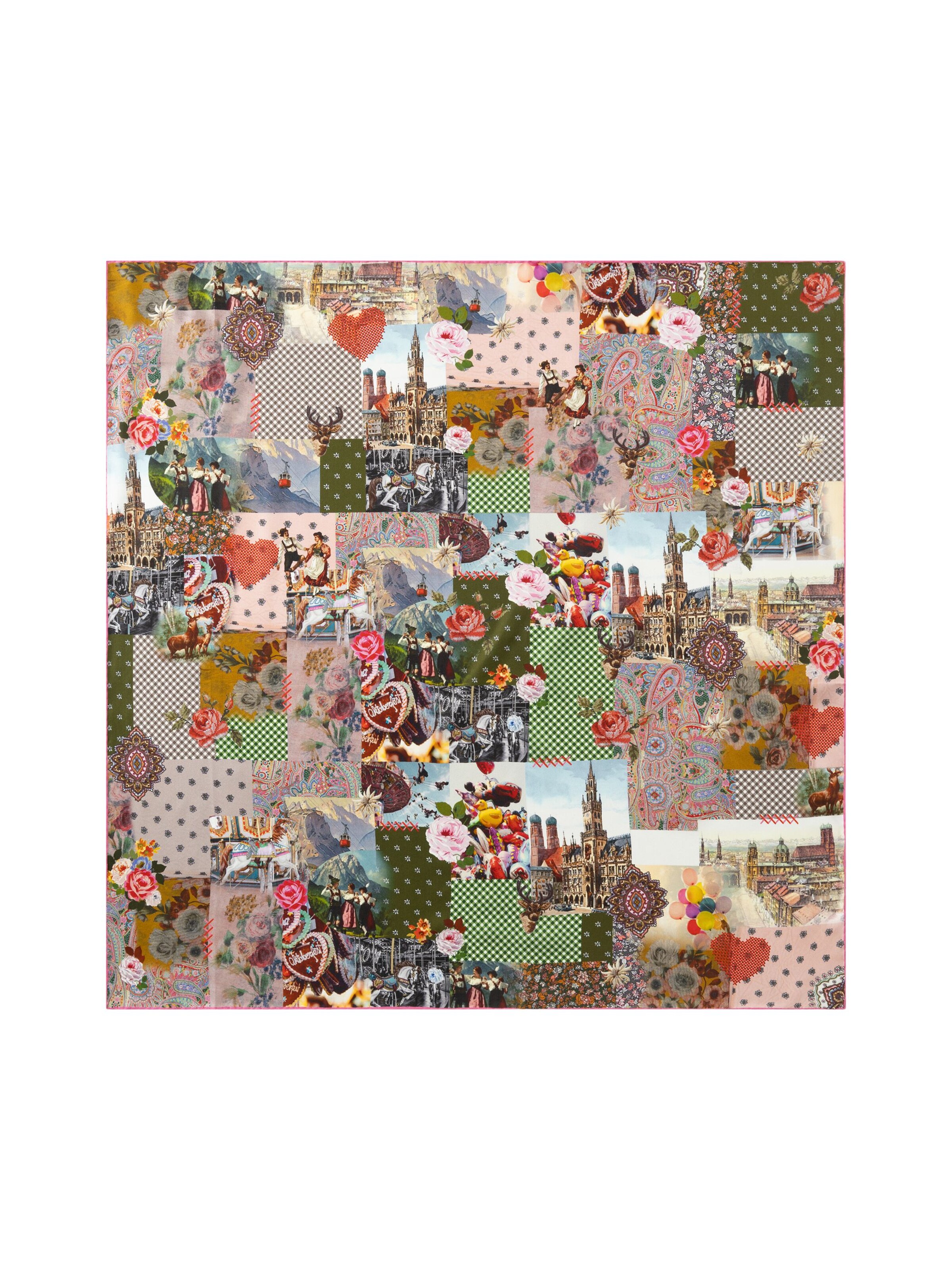 Foulard CODELLO en rose : devant