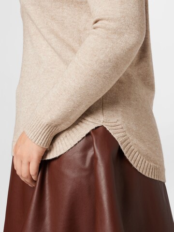 ONLY Carmakoma Sweater 'Margareta' in Brown