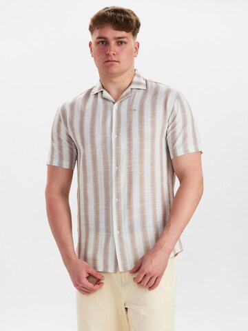 Dxnmxrk Shirt 'DXEason' in Beige: front