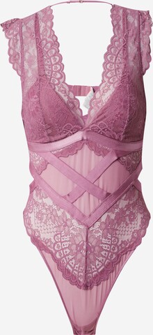 Hunkemöller Body – fialová: přední strana