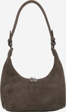 Estro Schultertasche '99076-1' in Braun: Vorderseite