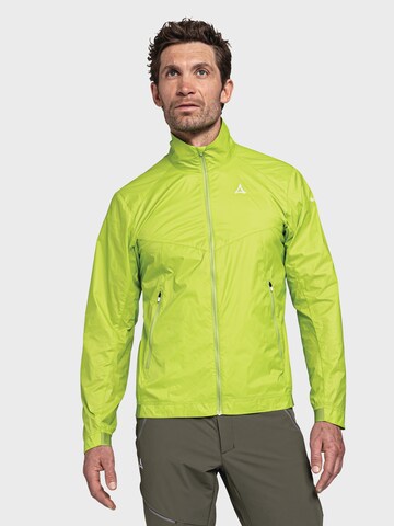 Veste outdoor Schöffel en jaune : devant