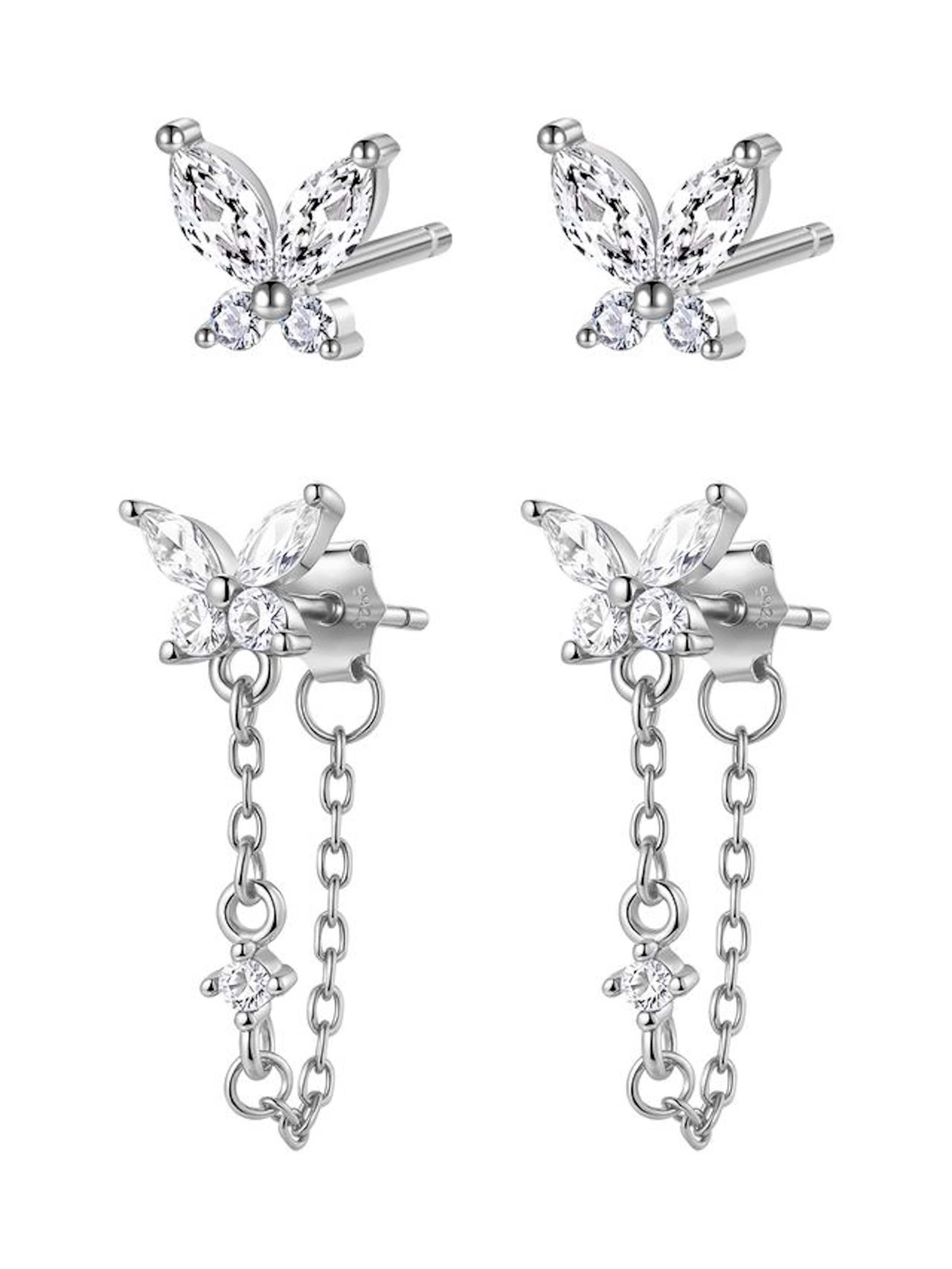 Hey Happiness - Pendientes en plata: frente