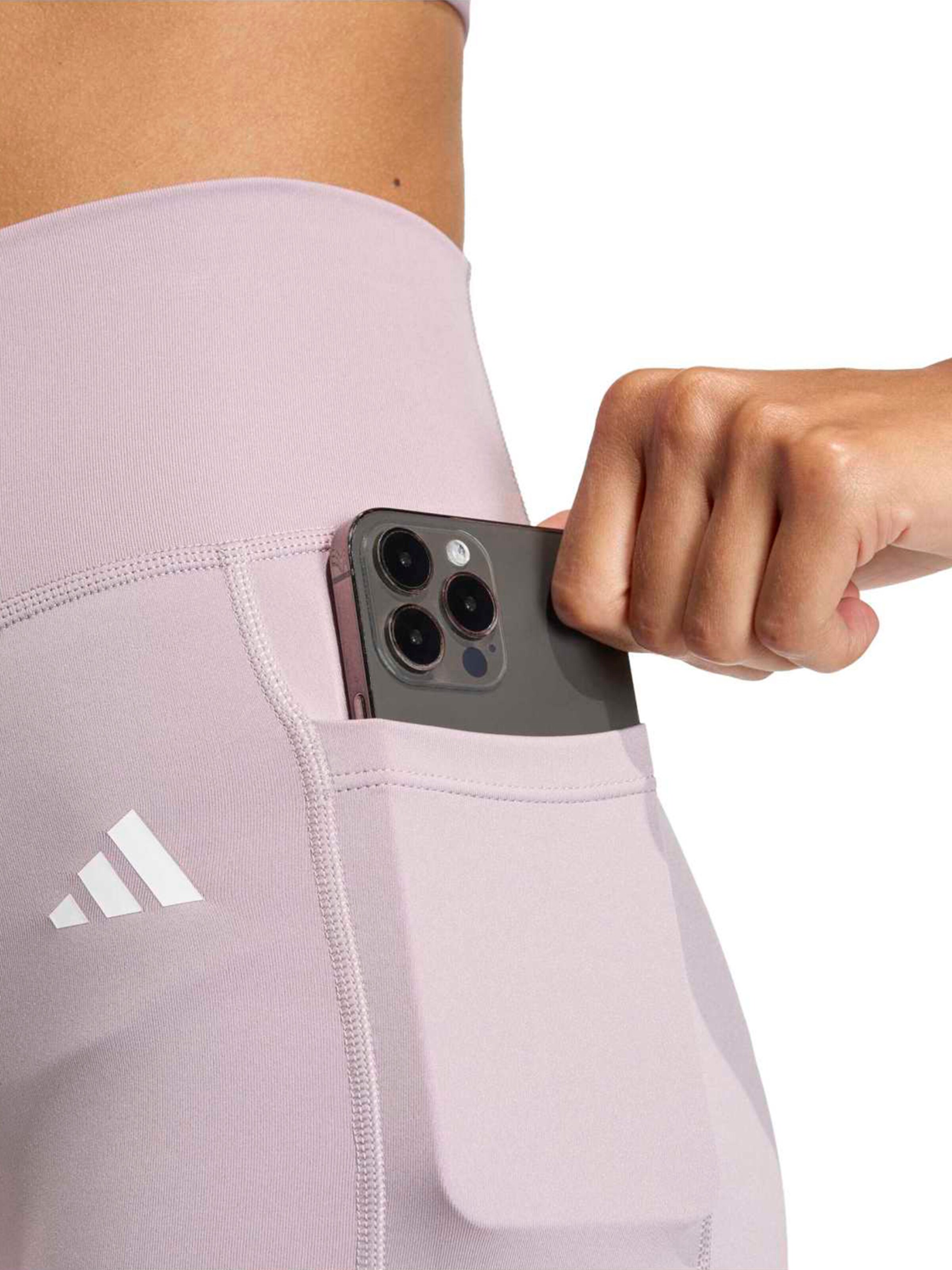 ADIDAS PERFORMANCE Skinny Sportbroek 'OPT ESS' in Lila