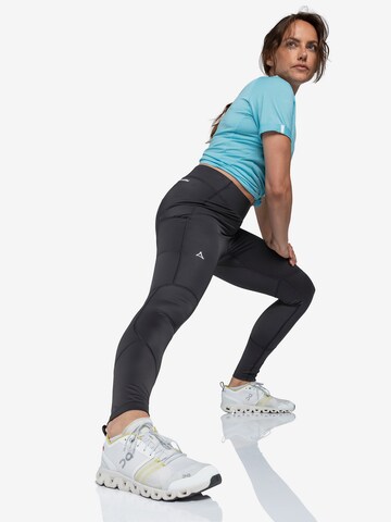 Schöffel Skinny Sportbroek 'Imada' in Grijs