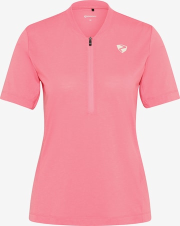 ZIENER Performance Shirt 'NEKTARIA-Z ' in Pink: front