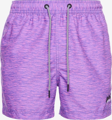 Superdry Badeshorts 'Hyper Beach Volley' in Lila: front